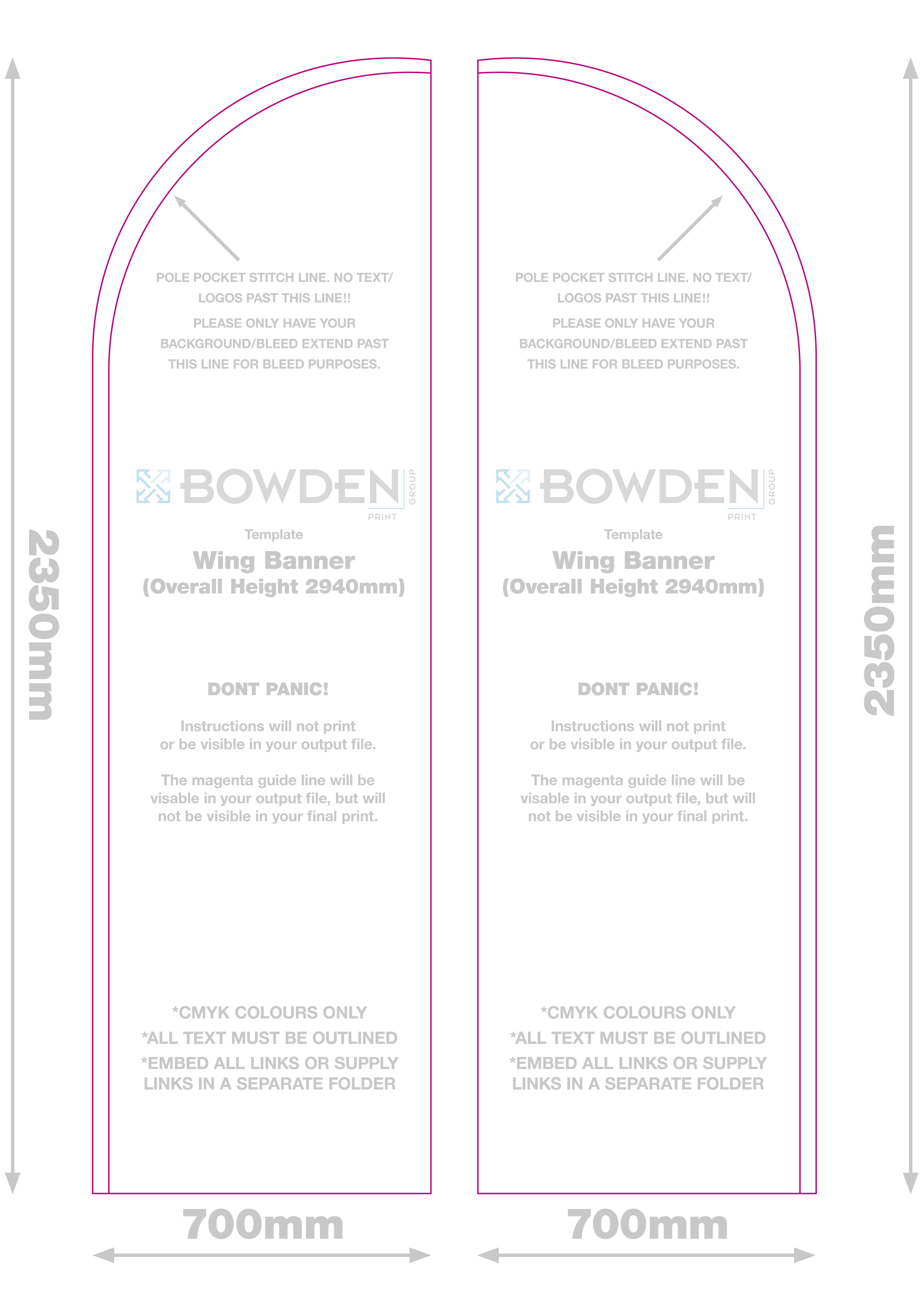 Wing Banner: Small
